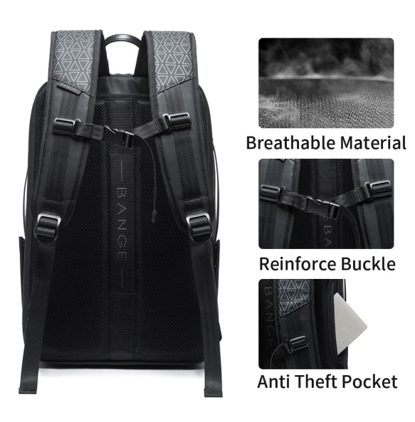 Σακίδιο πλάτης BANGE 22005 45lt Μαύρο